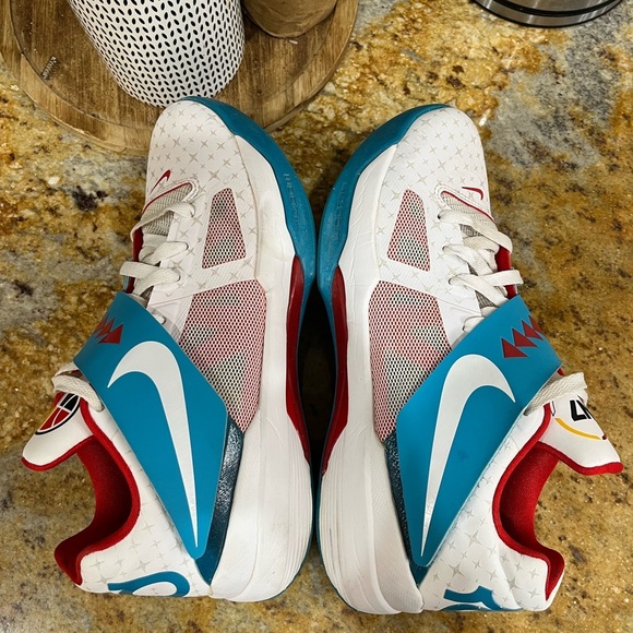 Nike KD 4 N7 White size 8.5 - Picture 6 of 9
